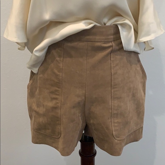 Aritzia Pants - Aritzia Faux Suede Shorts